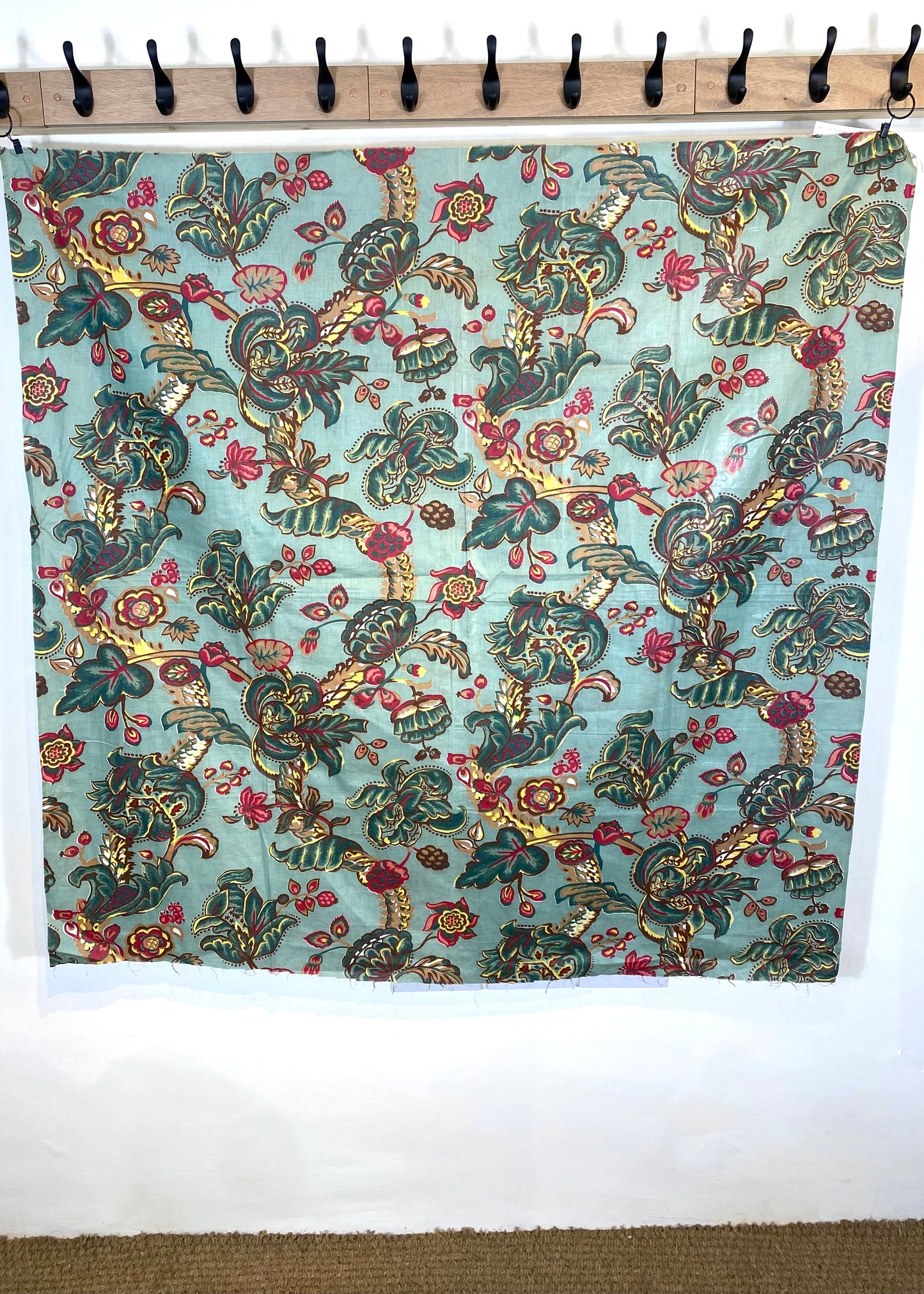 Hand blocked Glazed Chintz