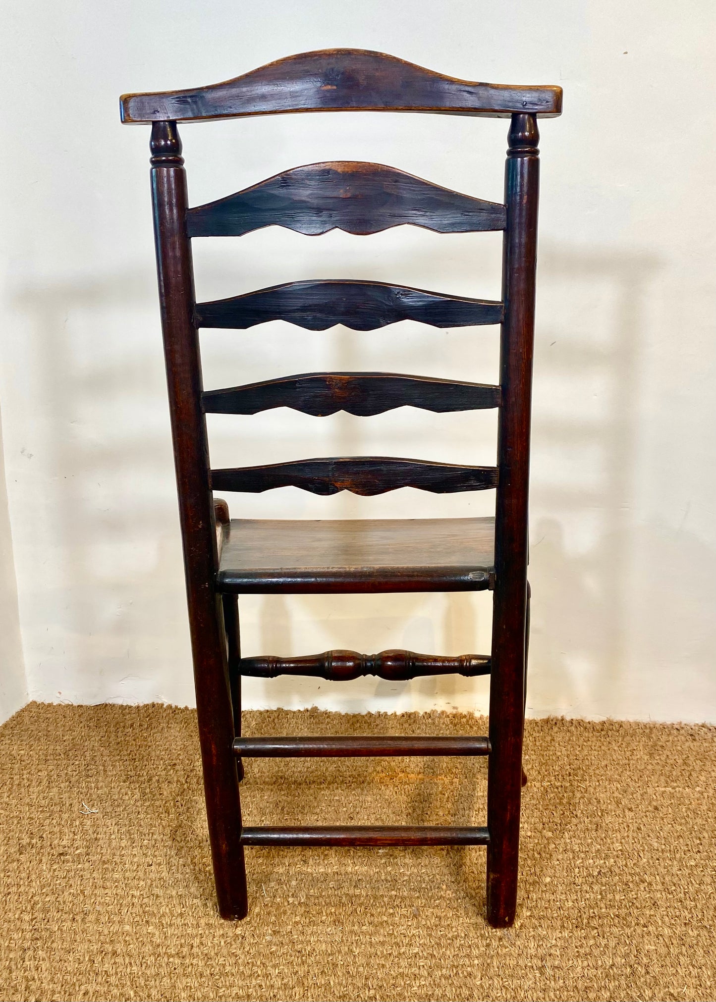 Ash and Elm Ladder Back Chair c1810