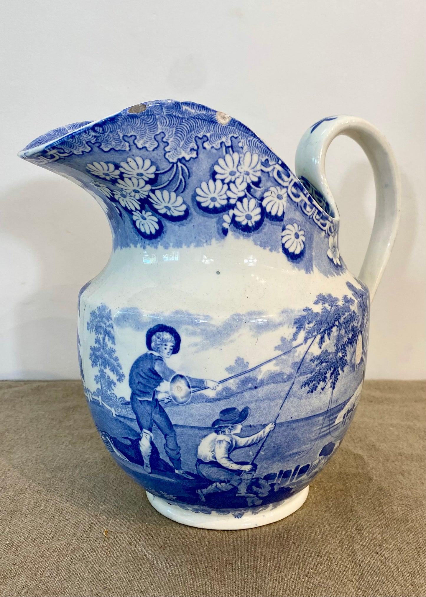 Blue and White Jug