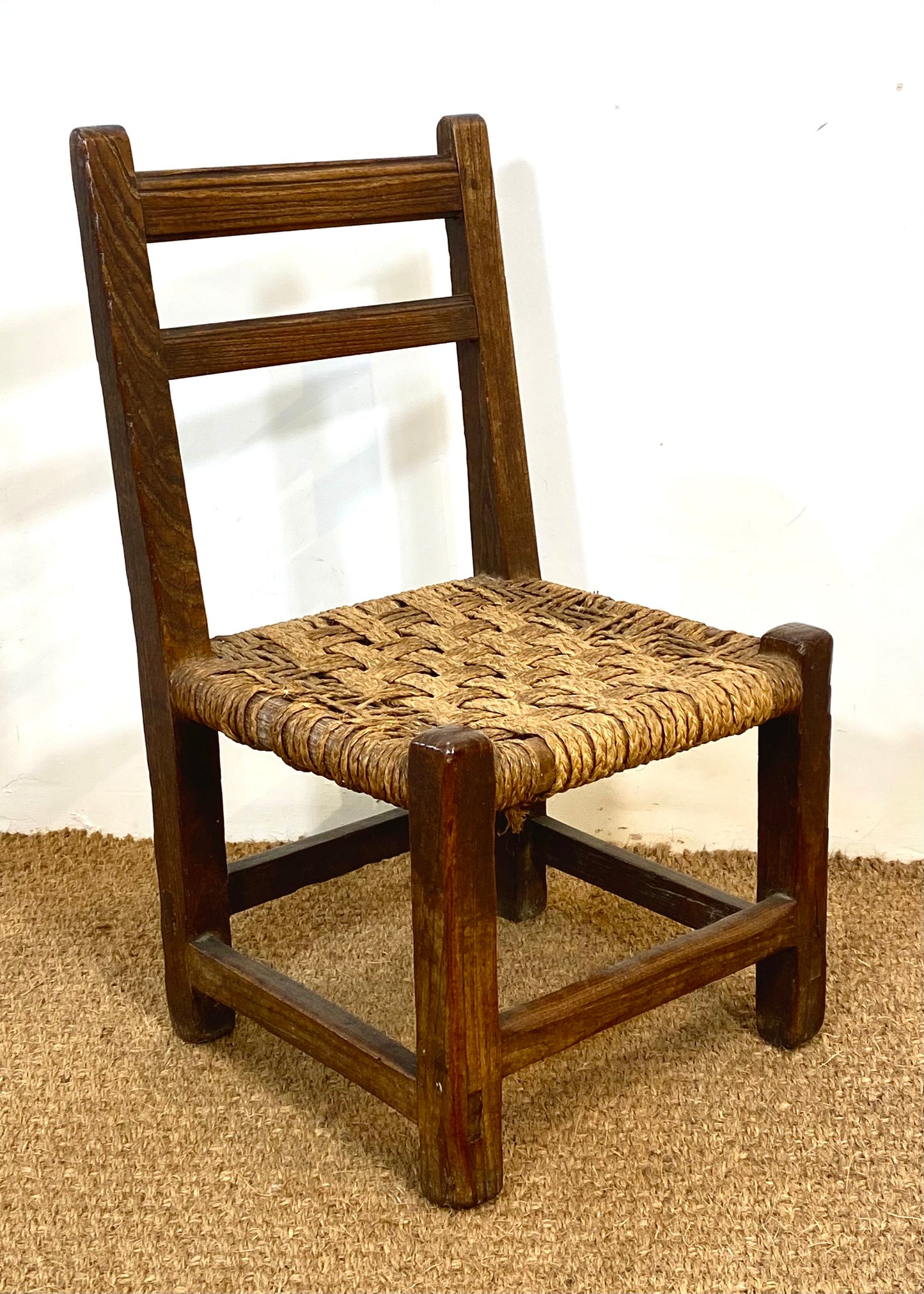 Irish Georgian Oak Childs Chair