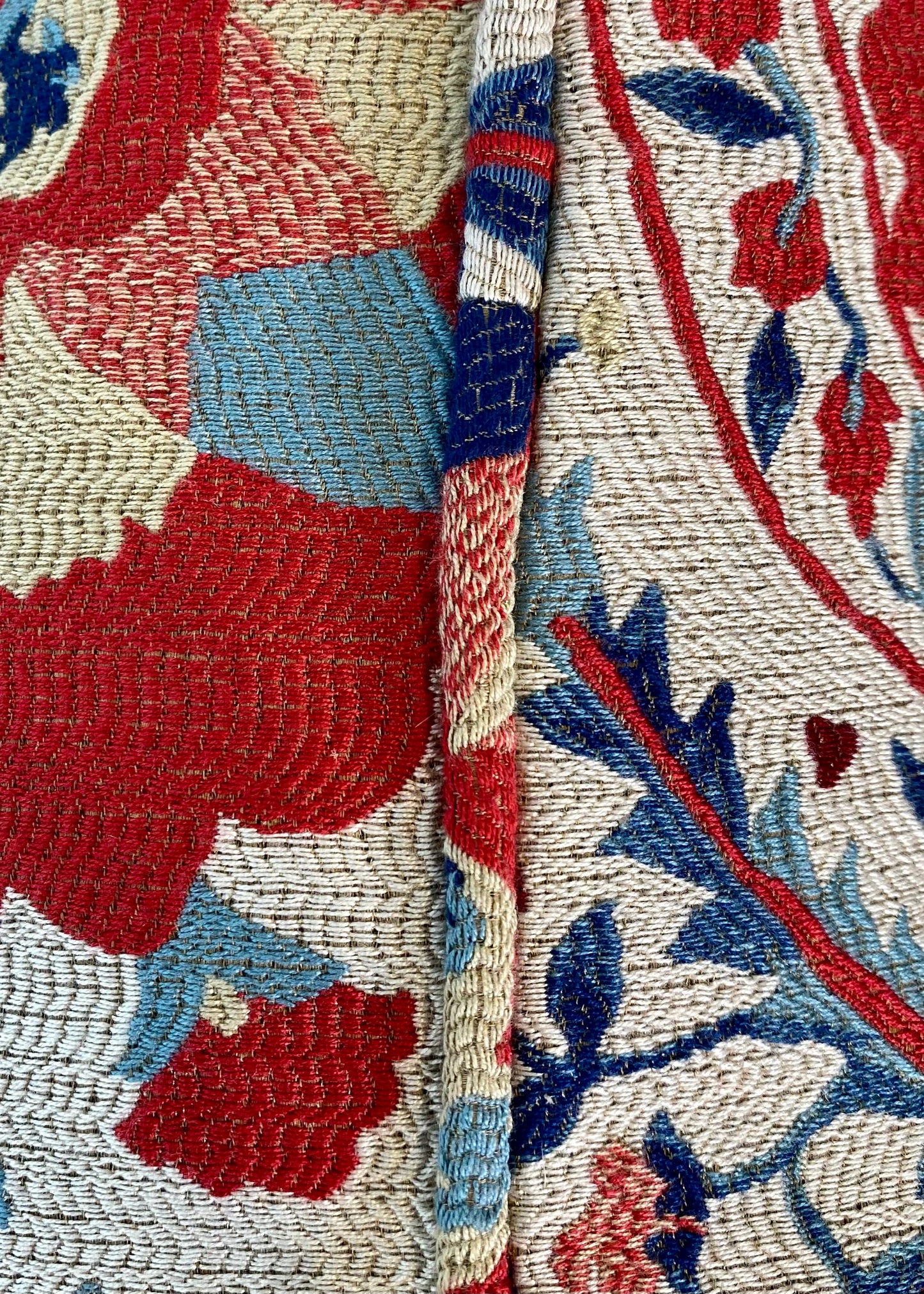 "Anthos" by Sanderson Suzani Piped Cushion