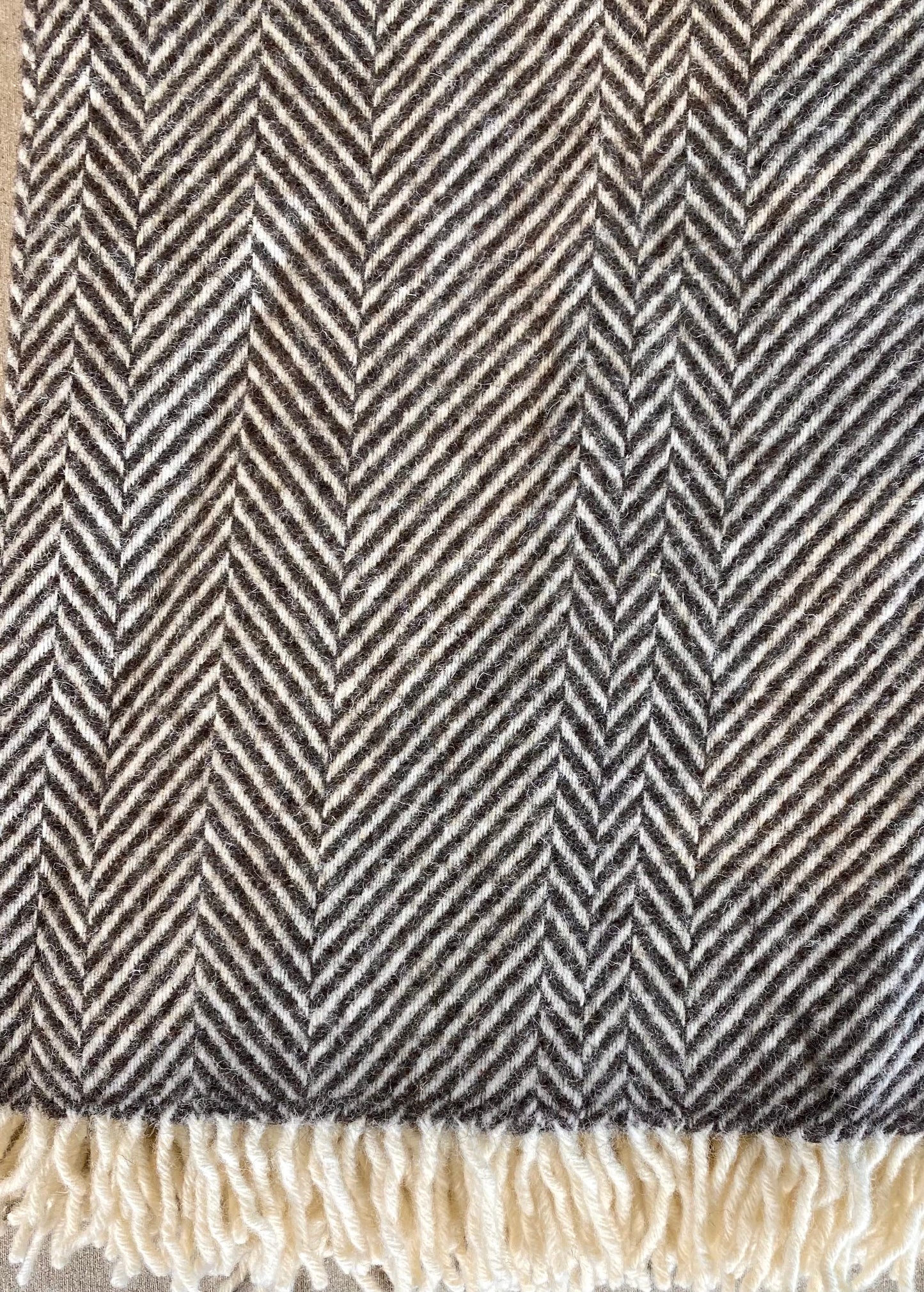 Wool Herringbone Blanket