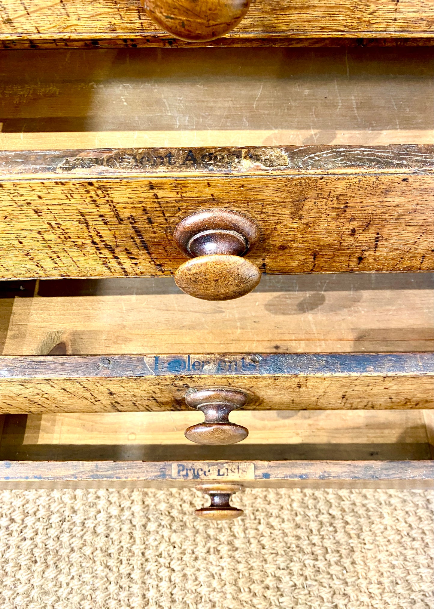 Clerk's Chest of Drawers - Small Proportions
