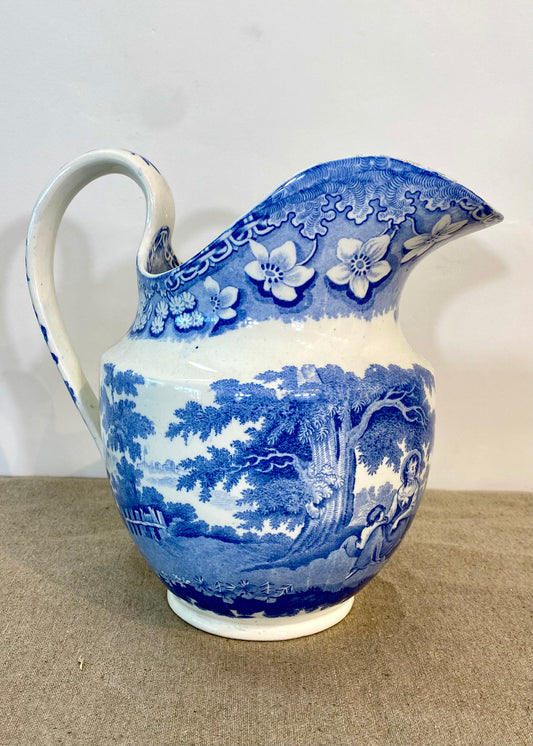 Blue and White Jug