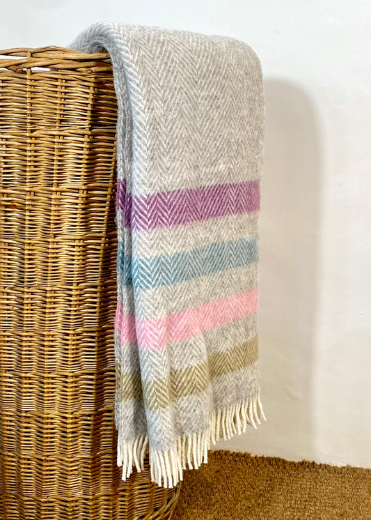 Wool Blanket - Grey Ground