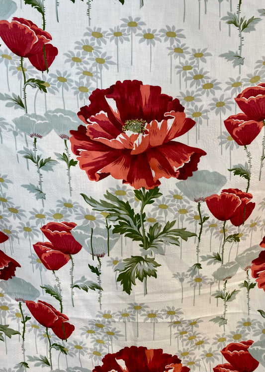 Floral Fabric - Vintage
