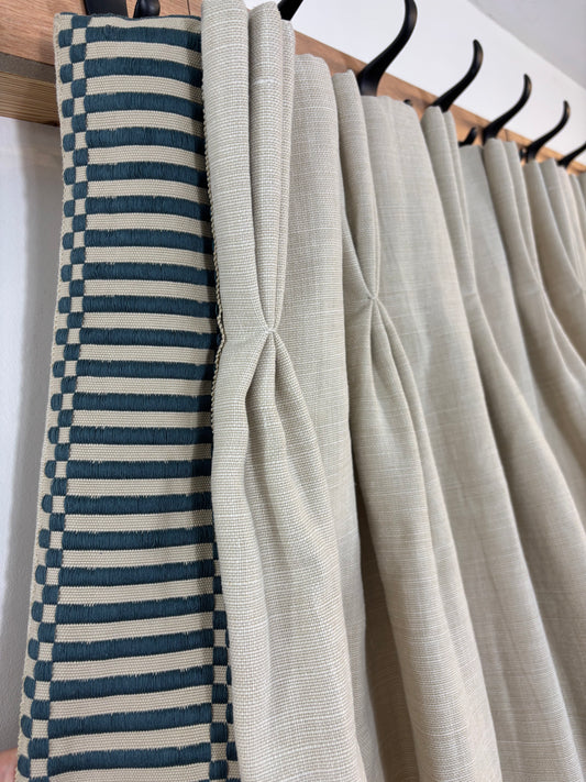 Neutral Curtains with George Spencer Braid