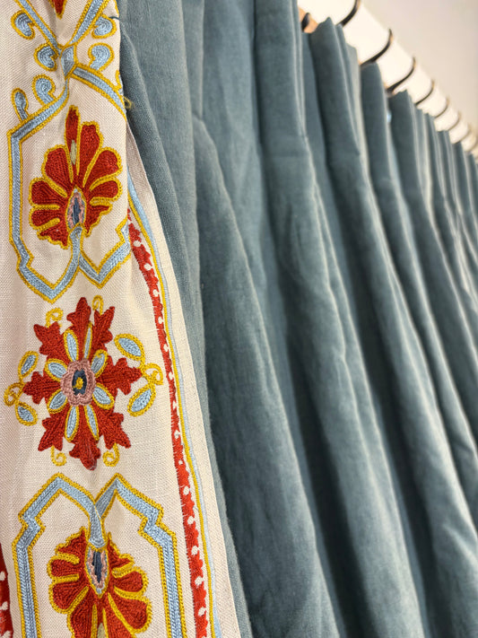 Large Curtains with Colefax and Fowler Braid