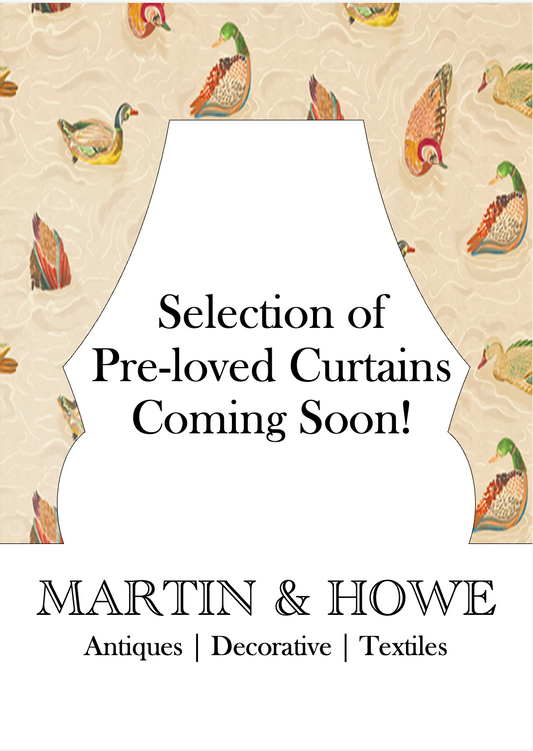 Coming Soon! Selection of Pre-Loved Curtains